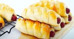 Sausage Bread Rolls Recipe