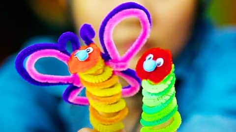 How To Make Hungry Caterpillar Finger Puppets | DIY Joy Projects and Crafts Ideas
