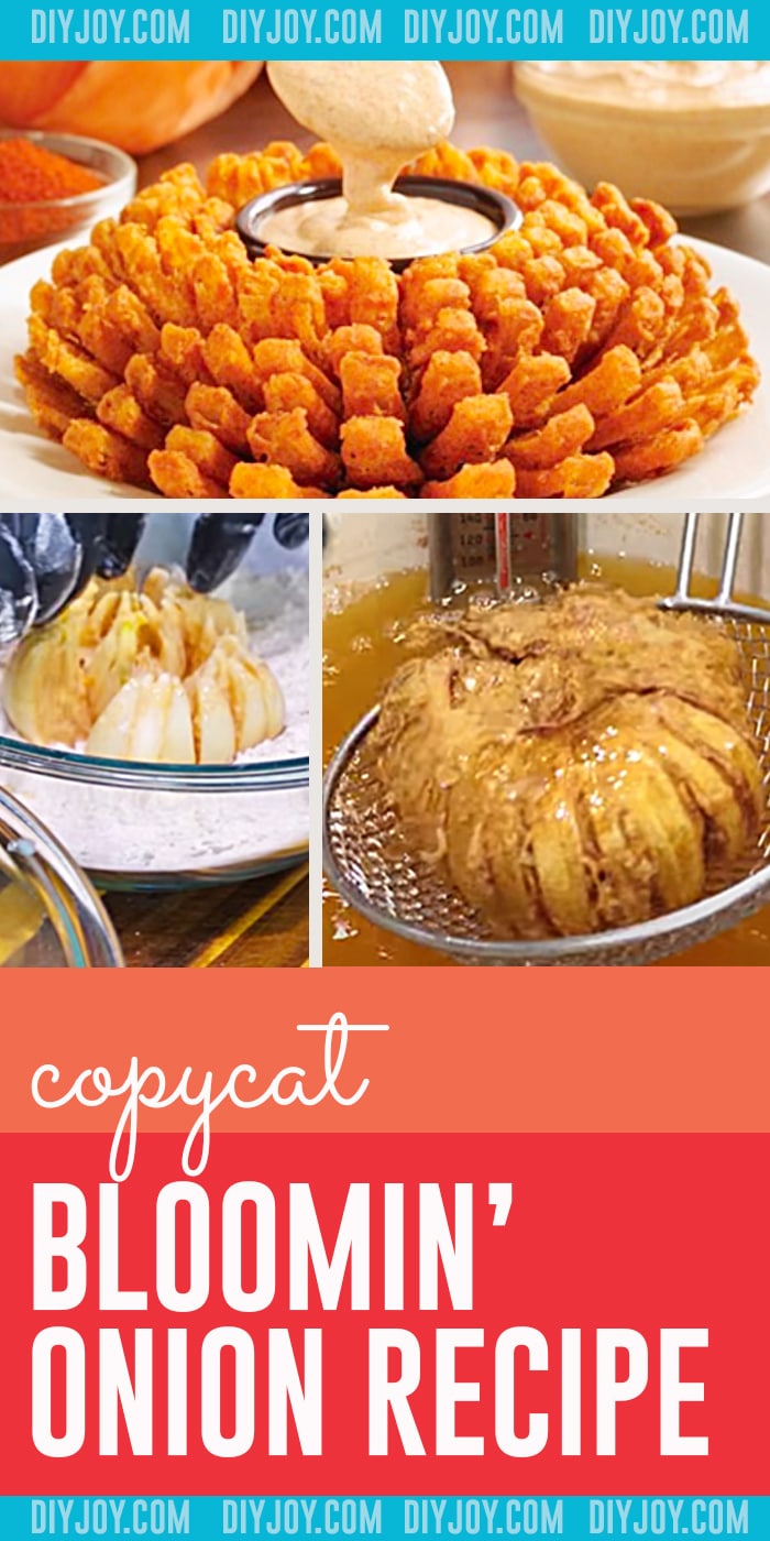 Air Fryer Recipes - Easy Copycat Restaurant Recipes - Outback Steak House Bloomin Onion Recipes - How to Make a Bloomin Onion in Air Fryer - Quick Appetizer Ideas