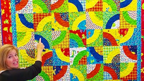 How To Make A Curvaceous Quilt By Donna Jordan | DIY Joy Projects and Crafts Ideas