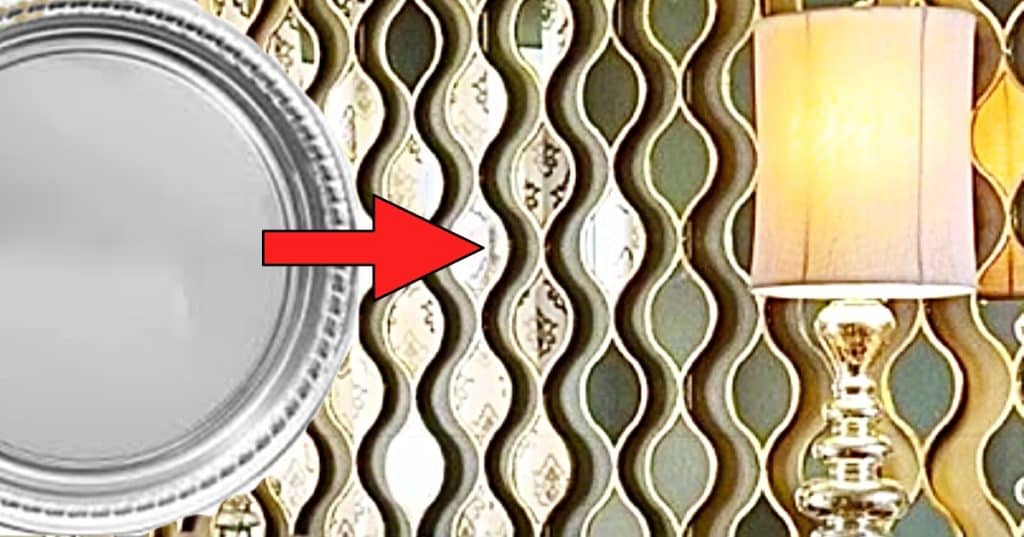 How To Make A Wall Art Mirror From Dollar tree Materials