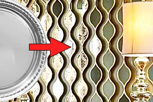 How To Make A Wall Art Mirror From Dollar tree Materials