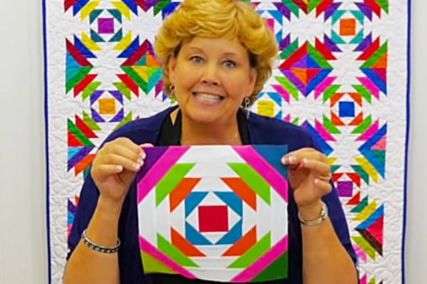 How To Make A Pineapple Quilt With Jenny Doan