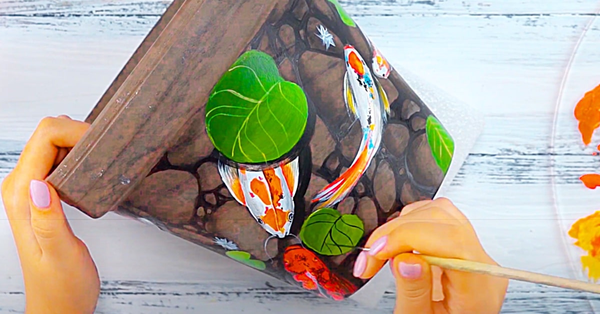 How To Paint A Clay Pot With Acrylics | DIY Joy Projects and Crafts Ideas