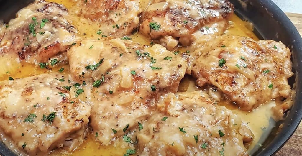Smothered Potatoes And Onion Gravy Recipe | Homemade Recipes