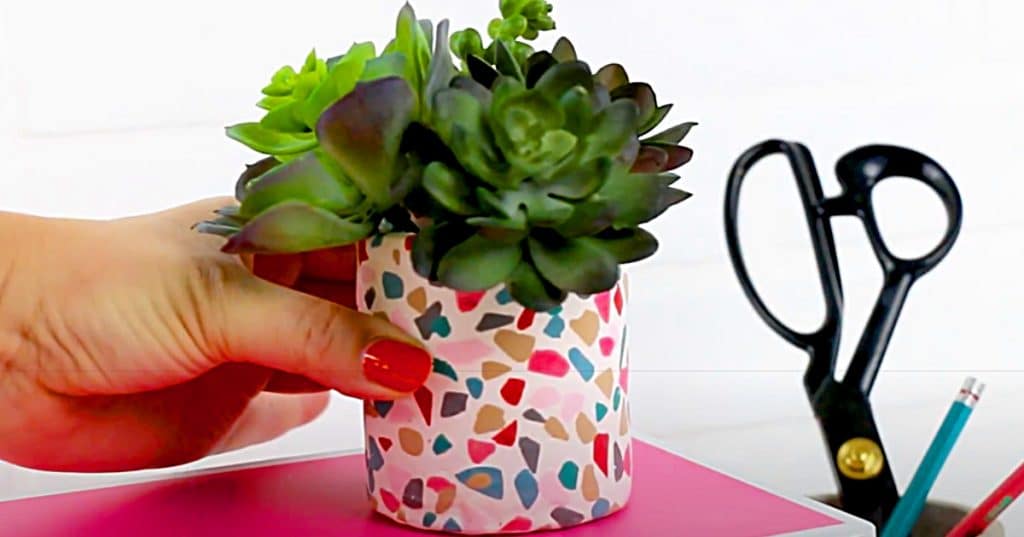 How To Make A Terrazzo Clay Pot