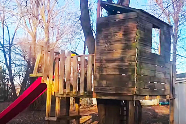 How To Make a Tree Fort For One Hundred Dollars