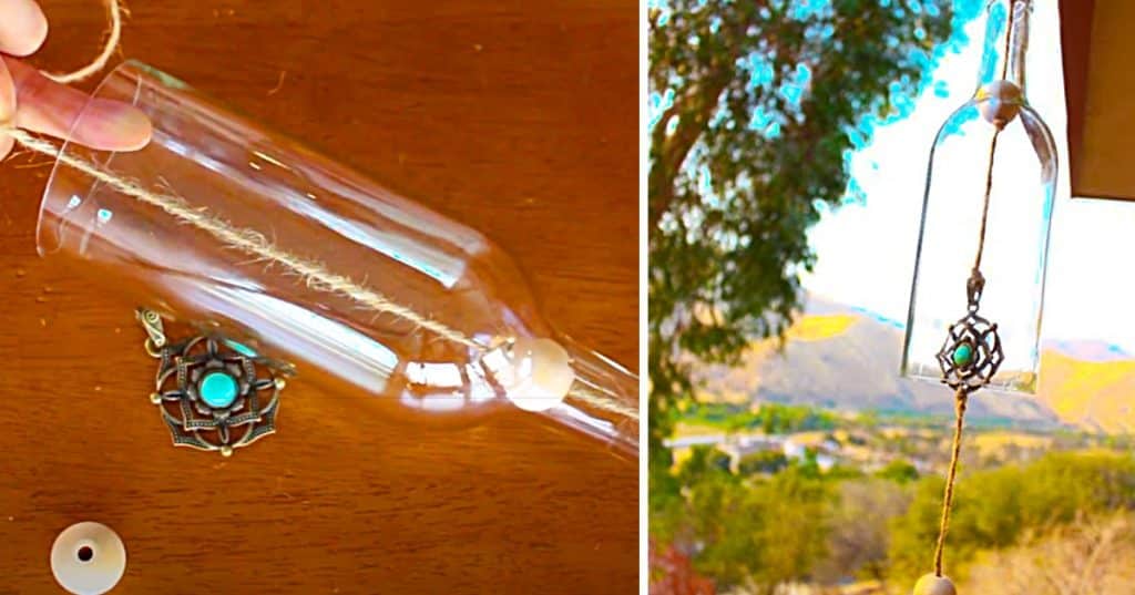 How To Make A Wind Chime From A Wine Bottle