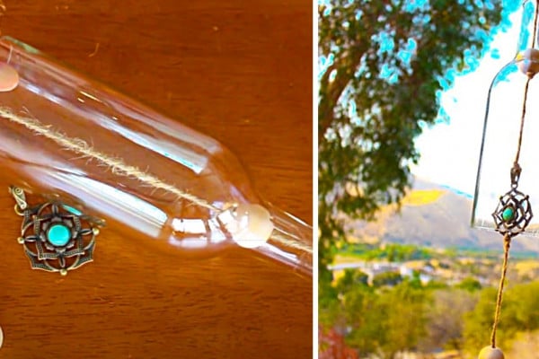 How To Make A Wind Chime From A Wine Bottle