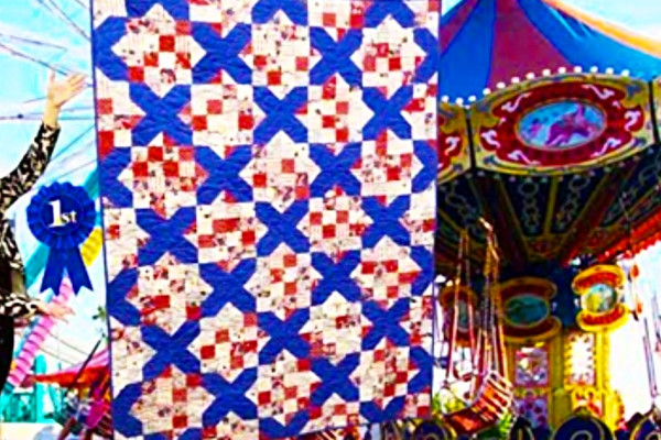 How To Make A Blue ribbon Quilt Using Fat Quarters