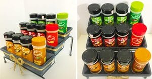 How To Make A Dollar Tree 3 Tiered Spice Rack