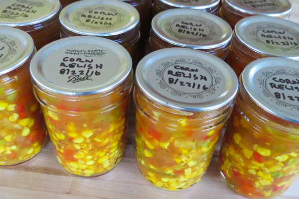 Canning Corn Relish | How To Can Corn Relish