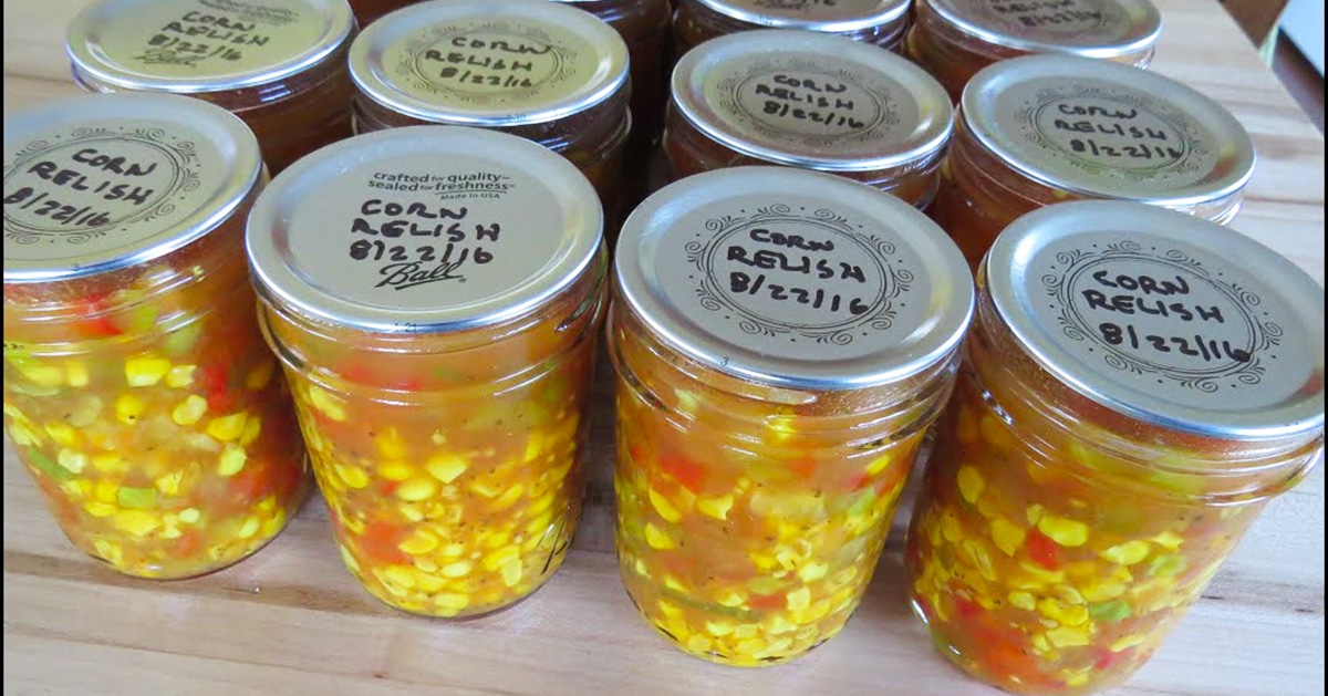 How to Can Corn Relish | DIY Joy Projects and Crafts Ideas