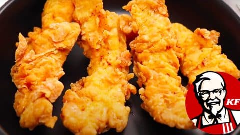 Copycat KFC Style Crispy Chicken Strips Recipe