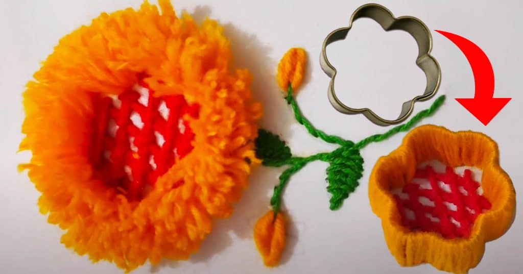DIY Cookie Cutter Embroidery Flower Design | Embroidery Designs