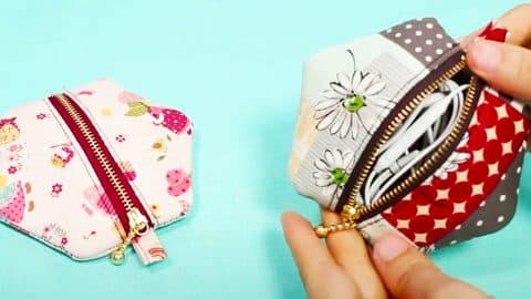 Sewing Gift Ideas: DIY Earphone Pouch | DIY Joy Projects and Crafts Ideas