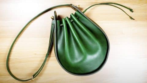 Leathercraft: Drawstring Bucket Bag | DIY Joy Projects and Crafts Ideas