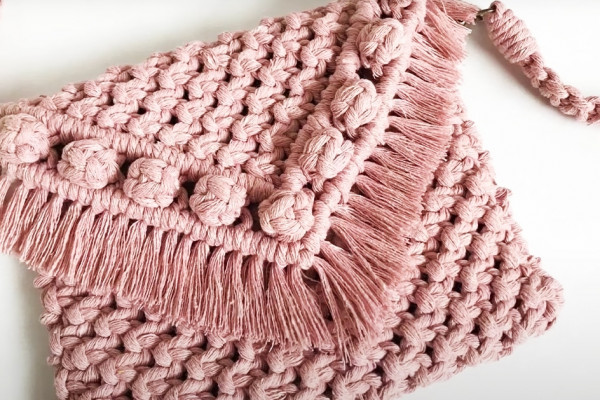 DIY Macrame Purse With Removable Straps | DIY Macrame