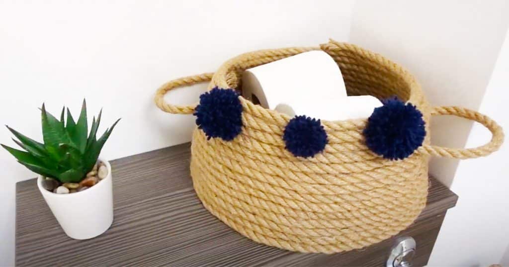 How To Make A Rope Basket - Jute String Crafts