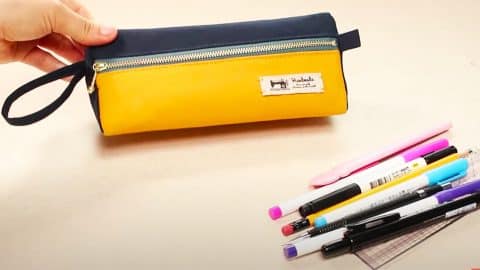 DIY Triangle Pencil Case | DIY Joy Projects and Crafts Ideas