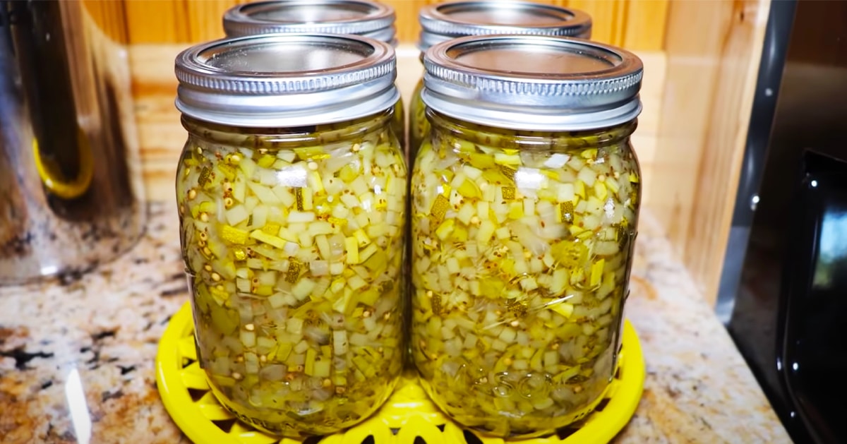 How To Can Sweet Zucchini Relish | DIY Joy Projects and Crafts Ideas