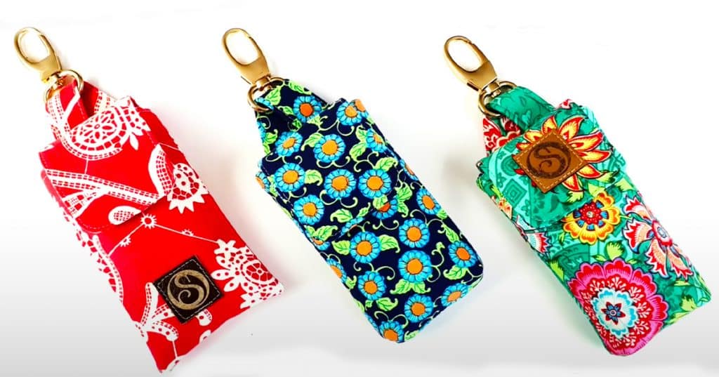 How To Make A Clip-On Hand Sanitizer Holder - Sew a Hand Gel Pouch