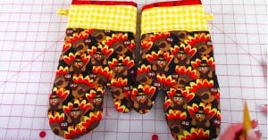 How To Sew Fall Oven Mitts