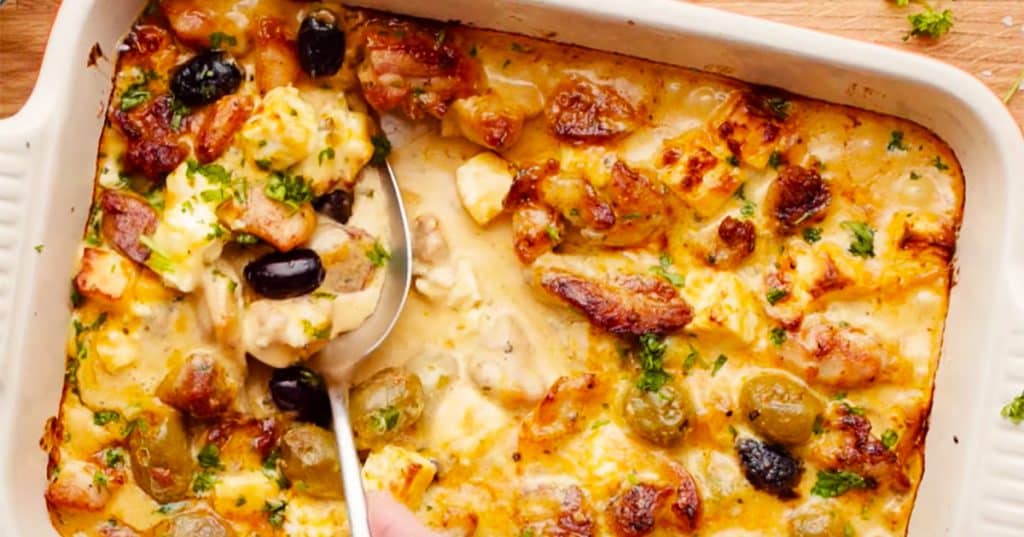 How To Make Pesto Chicken Casserole - Keto - Low-carb Recipes