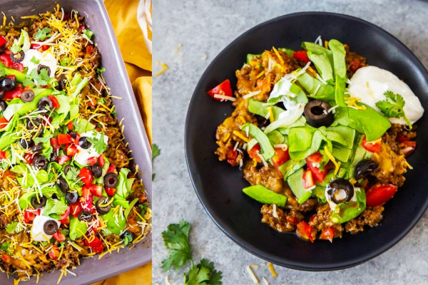 Keto Taco Salad Casserole Recipe - 20 Minute Dinner