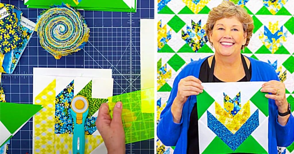 How To Make A Mountain Lily Quilt With Jenny Doan