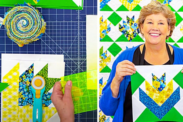 How To Make A Mountain Lily Quilt With Jenny Doan