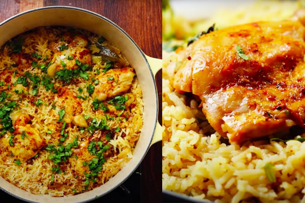 One-Pot Chicken Rice Recipe - Simple Chicken and Rice Recipes