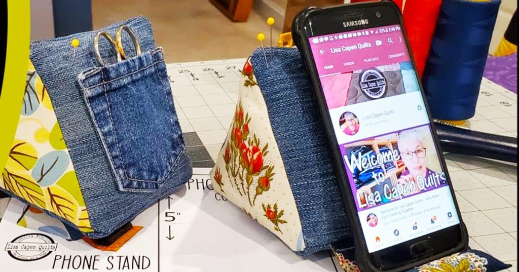Sewing Project: Phone Stand Pin Cushion - How To Sew A Phone Stand Cushion