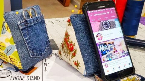 Sewing Project: Phone Stand Pin Cushion | DIY Joy Projects and Crafts Ideas