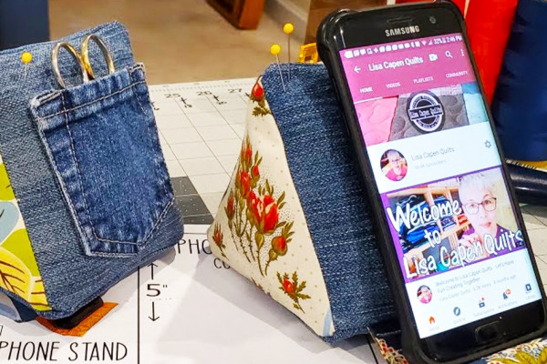 Sewing Project: Phone Stand Pin Cushion - How To Sew A Phone Stand Cushion