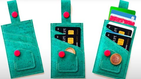 Sewing Tutorial: How To Make A Card Wallet | DIY Joy Projects and Crafts Ideas