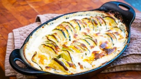 Low-Carb Squash And Zucchini Gratin Recipe | DIY Joy Projects and Crafts Ideas
