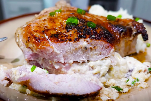 Stuffed Pork Chop Recipe | Homemade Recipes