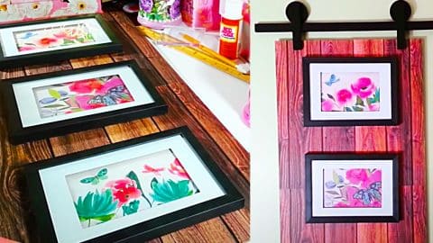 How To Make A Barn Door Picture Holder | DIY Joy Projects and Crafts Ideas