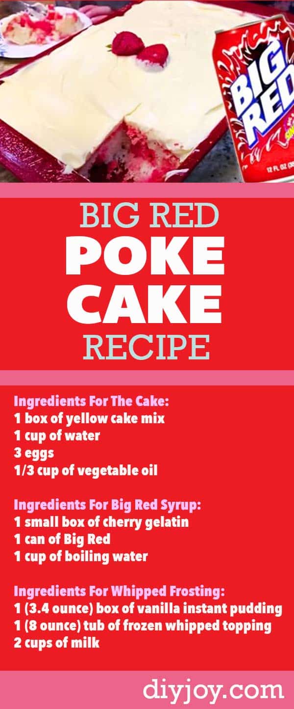 Big Red Texas Poke Cake Recipe With Paula Deen