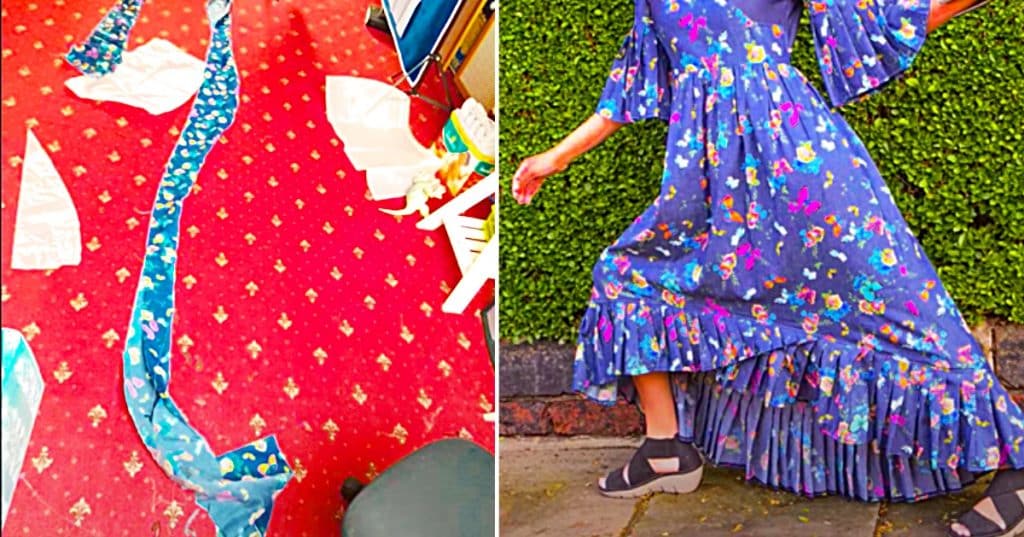 How To Sew Box Pleats - DIY Simple Sewing Hack - Skirt With Pleats