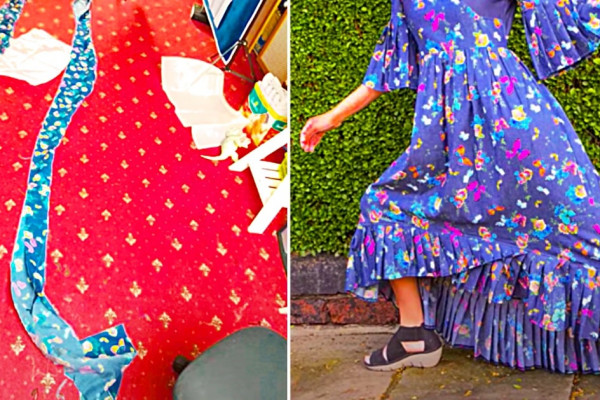 How To Sew Box Pleats - DIY Simple Sewing Hack - Skirt With Pleats