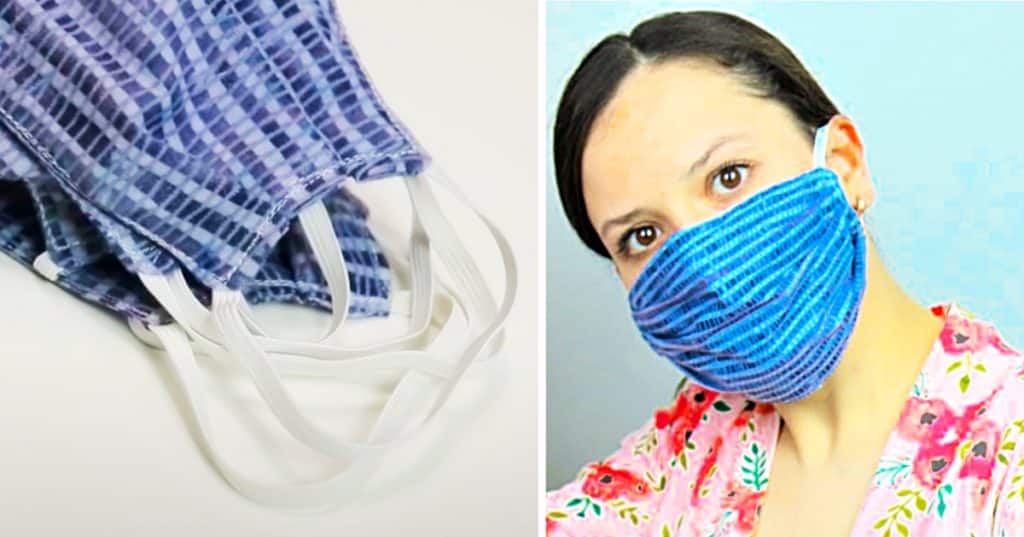 How To Make A Batch Of Masks - Cloth Mask - Elastic Earpiece Mask