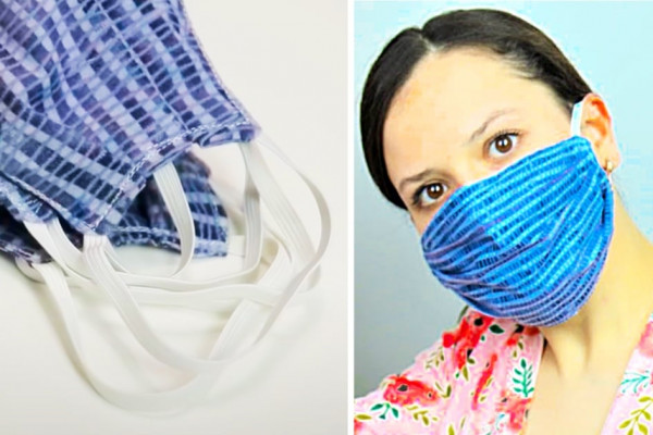 How To Make A Batch Of Masks - Cloth Mask - Elastic Earpiece Mask
