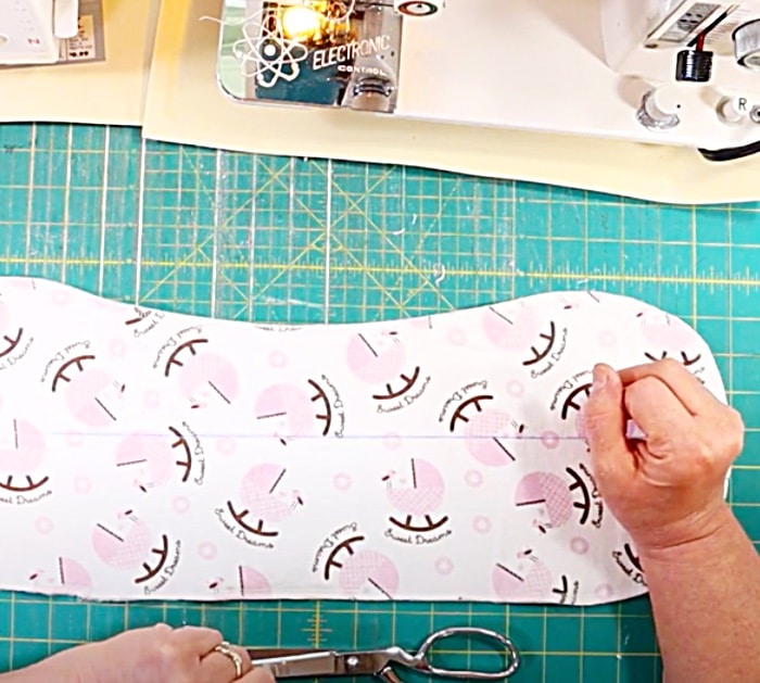 Make A Kidney Shaped Burp Cloth - Use A Burp Cloth To Burp A Baby - Cotton Flannel Burp Cloth With Terry Cloth Backing