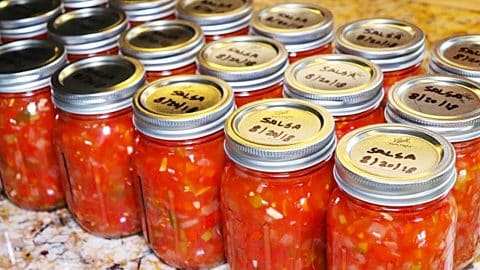 Homemade Canned Zesty Salsa Recipe | DIY Joy Projects and Crafts Ideas