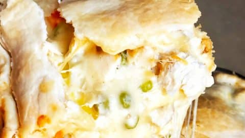 Cheesy Chicken Pot Pie Lasagna Recipe | DIY Joy Projects and Crafts Ideas
