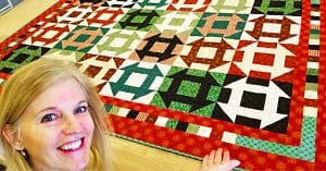Churn And Dash Quilt With Free Pattern By Donna Jordan