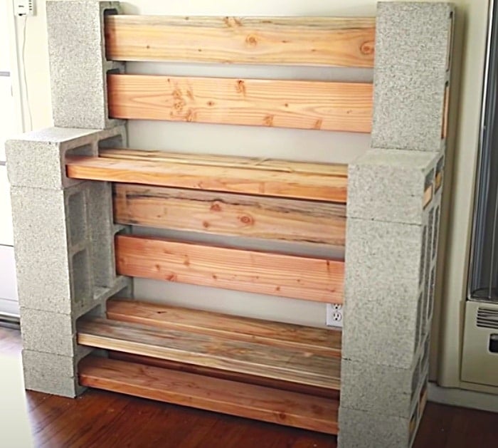 DIY At Home With Cinder Blocks - Make Furniture With Materials From Home Depot - DIY Cinder Block Designs