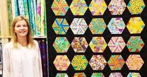 How To Make A Hexagon Quilt With A Free Pattern
